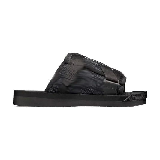 BLACK DR SANDALS